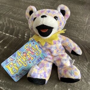 Vintage Butterfly Grateful Dead Bean Bear Collectibles by Liquid Blue 7 In Rare